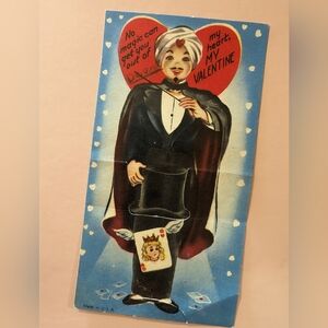 Vintage Children's Magician Valentine